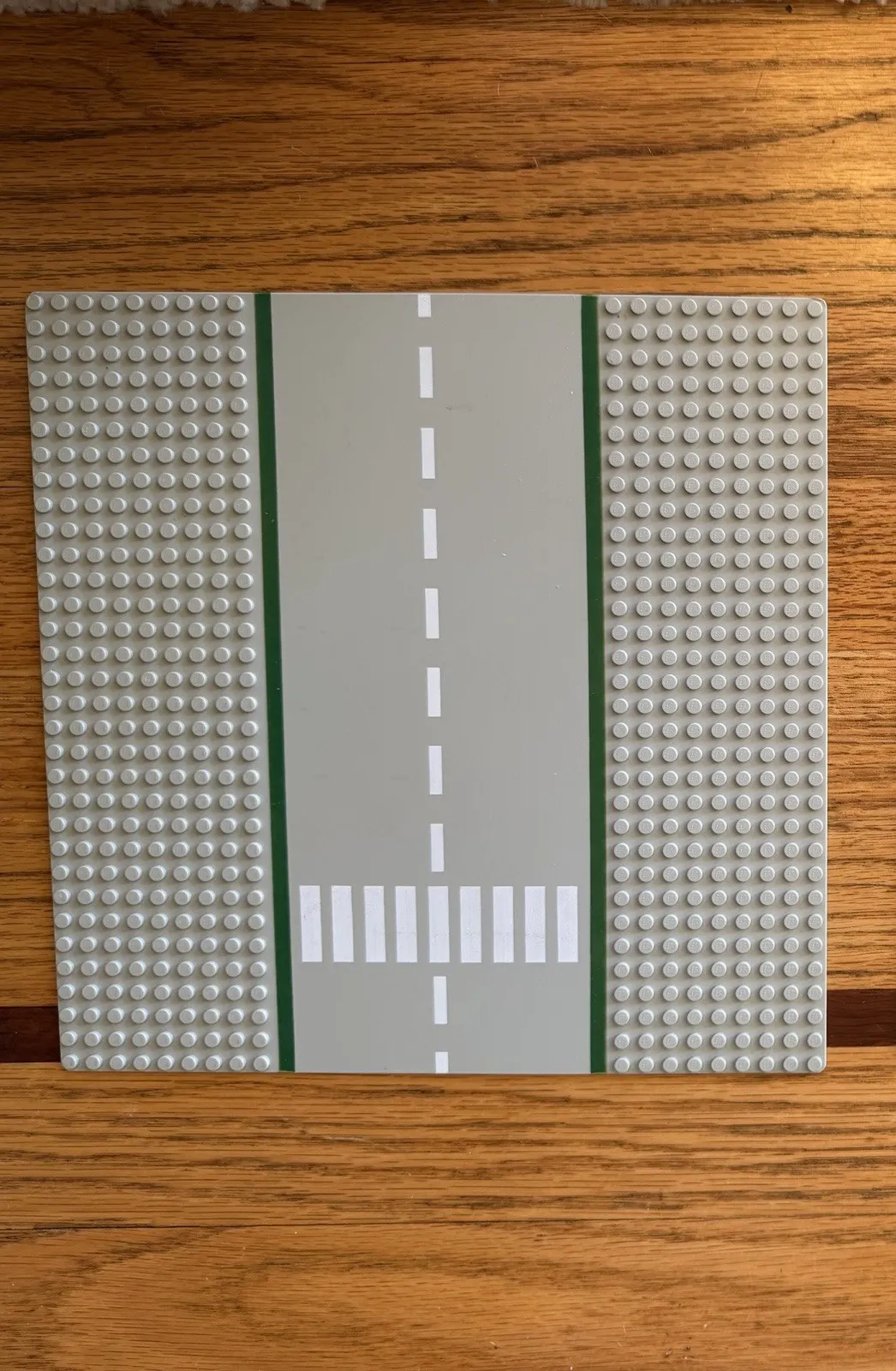 Lot of 2 LEGO # 6312 - ROAD PLATES STRAIGHT - Town System 10” X 10” Legos Roads