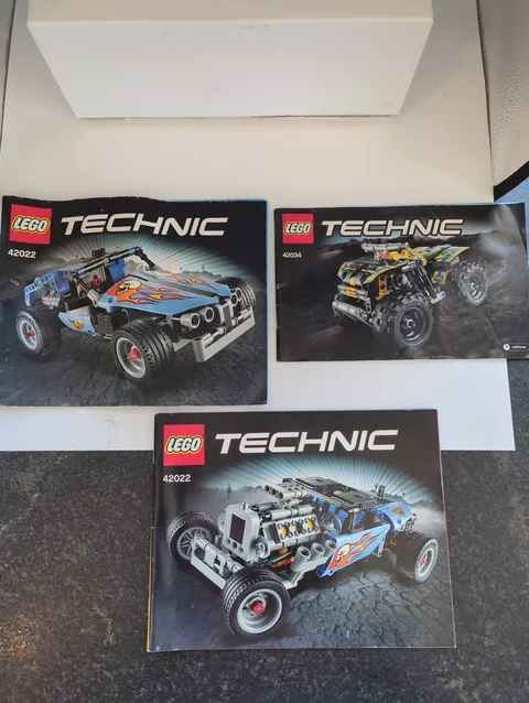 Lego Technic Assorted Lot Of Instruction Manuals (Only Instructions!)