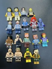 Assorted Minifigure Lot - CMF WWE & LEGO Marvel Ninjago & More (16+ figures)