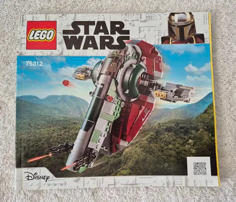 LEGO STAR WARS 75312 Boba Fett’s Ship Build Instruction Manual Only