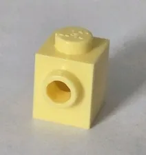 LEGO Parts - Yellow Brick, Modified 1 x 1 with Stud on Side - No 87087