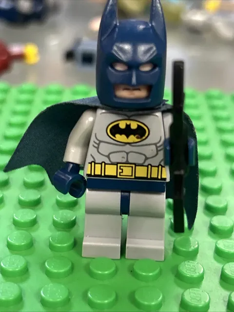 LEGO DC Super Heroes 6857 6860 BATMAN Gray Navy Blue Minifigure Cape Mini Fig