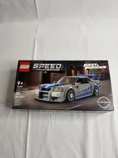 LEGO Speed Champions Fast & Furious Nissan Skyline GT-R R34 Toy Building Set NEW