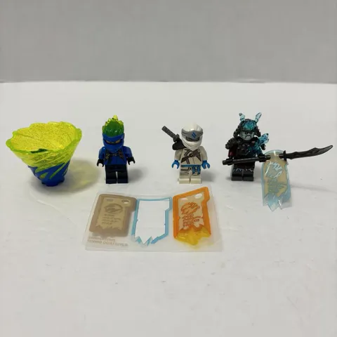 Lot of 3 LEGO Ninjago 70673 Jay General Vex and Zane Mini Figure Figs
