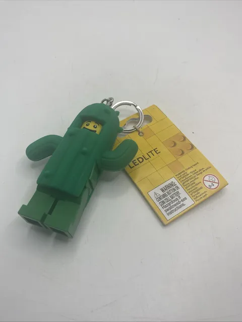 LEGO Cactus Costume Boy Minifigure - LED Light Key Chain ***NEW***