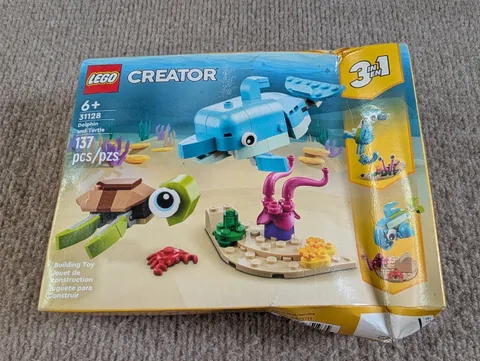 Lego creator 31128 Dolphin and Turtle NEW SEALED RETIRED Box Damage
