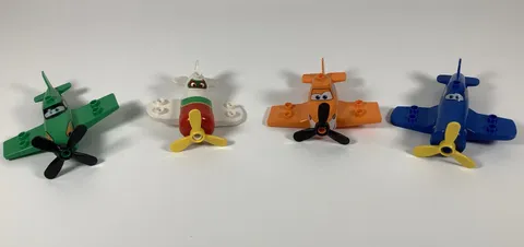 Lego Duplo Disney Pixar Planes Lot of 4 - NO WHEELS -