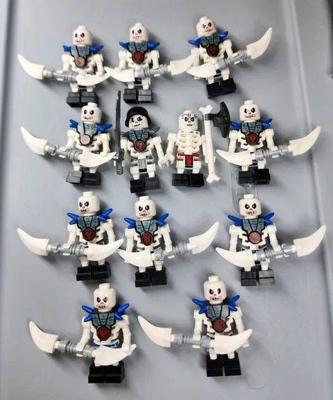 NEW LEGO®  Skulkin Lot Of 12 Chopov Krazi Frakjaw Minifigure Ninjago 
