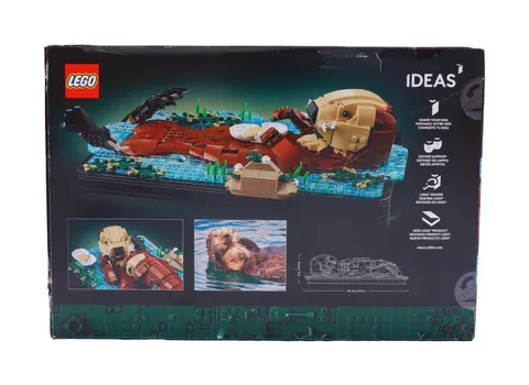 LEGO Ideas Floating Sea Otters Building Set 21366 Adult Decor