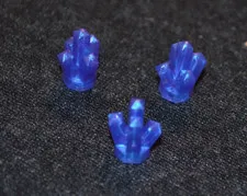 3 ~ 1x1 Purple Opal Crystal Brick ~Minifigure Accessory ~ NEW Lego Parts ~