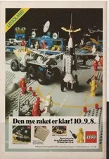 LEGO ADVERTISING INSERTS #  1-1011 # SPACE # 1982 #