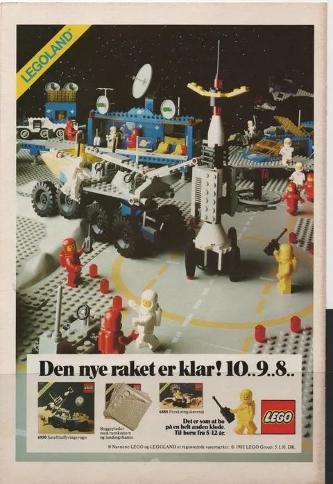 LEGO ADVERTISING INSERTS #  1-1011 # SPACE # 1982 #