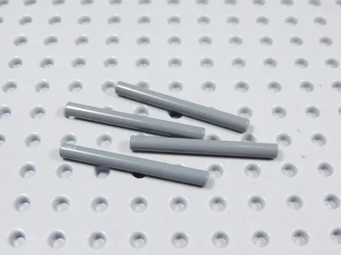 LEGO Lot of 4 Dark Bluish Gray 4L Wands Lightsaber Blades Weapon Minifig BJ