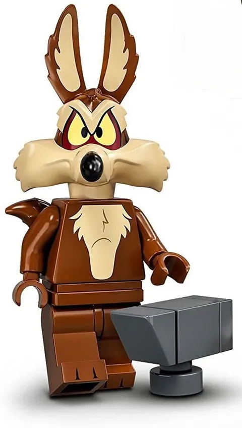 WILE E. COYOTE Minifigure #3 Looney Toons Series Lego 71030 2021 Genuine 