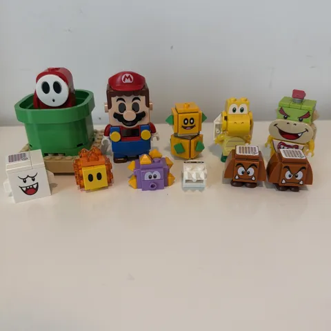 Lego Super Mario Character Lot (Mario, Bowser Jr, Koopa, Goombas, Shy Guy, Etc.)
