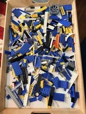 Bulk LEGO Bricks Lot Mixed Colors Parts Assorted Wheels Canopy Used Lot