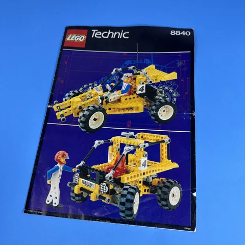 LEGO Technic Rally Shock N Roll Racer Building Toy Set 8840 Instructions ONLY