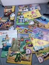 Lego Instruction Manuals lot of 25  Mix Creator, Friends  & Disney