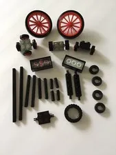 Lego Wheel Assortment Lot of 25 including 2 Spoke Wheels