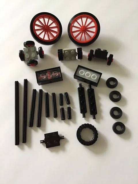 Lego Wheel Assortment Lot of 25 including 2 Spoke Wheels