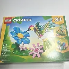 LEGO Creator 3-in-1 Colorful Hummingbird 31384 NISB Set 312 pcs