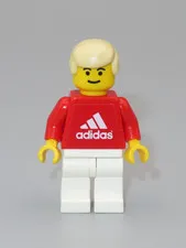 LEGO Adidas Soccer player # 6 sports minifigure 3426