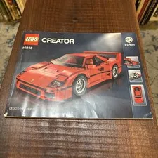 Lego Creator 10248 Expert Ferrari F40 Instruction Manual Only L1