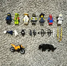 LEGO NINJAGO, Spider-Man, etc. Minifigure Lot Set