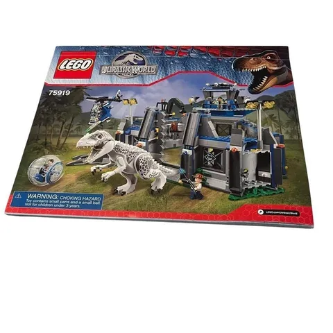LEGO 75919 Jurassic World Indominous Rex Breakout - Instruction Book Manual Only