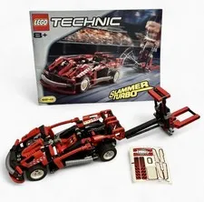 2001 LEGO Technic 8242 Speed Slammer Turbo Incomplete