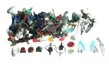 LEGO BIONICLE 1.5 lbs Random Parts & Pieces including masks & weapons