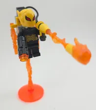 LEGO Batman DC Super Heroes Firefly Minifigure SH0551, Stand, Blaster from 76117