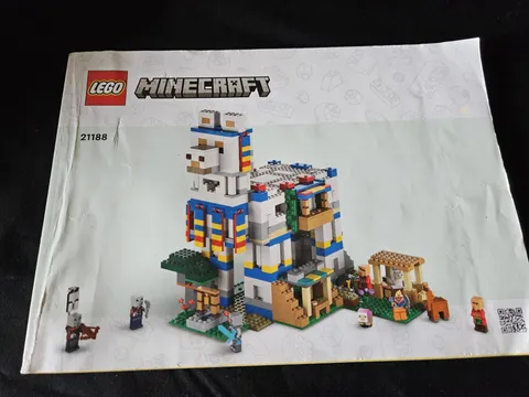 LEGO MINECRAFT 21188 THE LLAMA VILLAGE INSTRUCTION MANUAL BOOKLET