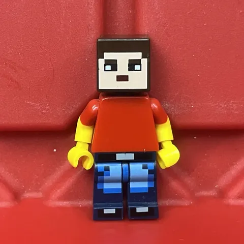 LEGO Minecraft Minifigure Steve Mixmatched Pre Owned