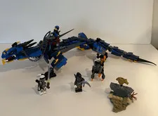 LEGO NINJAGO Skybound Jay's Elemental Dragon 70602 350pcs Incomplete No Box