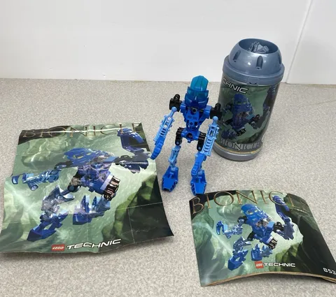 Lego Bionicle 8533 Gali Toa Mata Complete w/ Canister Instructions Poster - Read