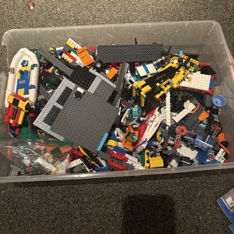 LEGO Bulk Lot Mixed Loose Bricks & Pieces Parts  12lbs And Manuals