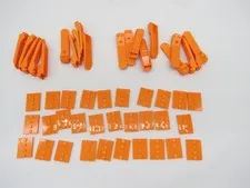 30x Lego Tile Modified 3x4 Orange Minifigure Stand Plate 88646/SEPERATOR 20 Pc