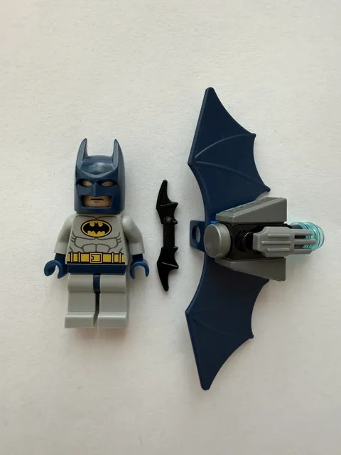 Lego Dark Blue Batman Minifigure with Jetpack sh0019 6858 DC Neal Adams 80s 