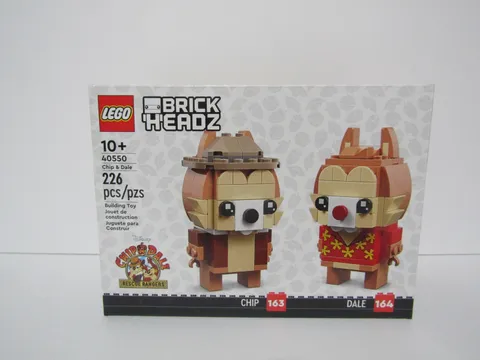 LEGO BRICKHEADZ 40550 DISNEY RESCUE RANGERS CHIP & DALE NEW IN BOX