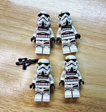 LEGO Star Wars Night Trooper Minifigures Lot of 4 w/ Blaster