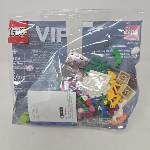 LEGO 40606 Spring Fun VIP Add-on Pack- Polybag Set Bike Wheel Barrel Flowers