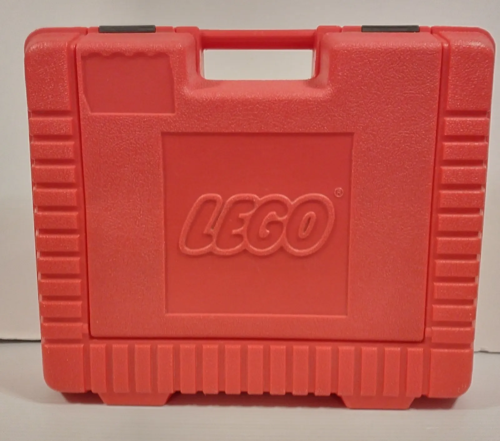 Vintage 1985 Lego Red Hard Plastic Carrying Storage Case 15" x 13" USA 