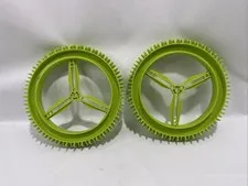 LEGO Technic Wheel Lime Green Exo Force Set 8108 Part 59521 - Lot of 2