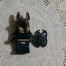 Lego Minifigure Anubis Guard #7327 Scorpion Pyramid Pharaoh Egyptian W/ Shield