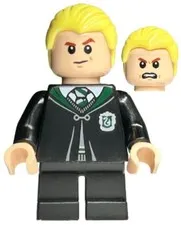 LEGO® Minifig hp254 - Draco Malfoy - Black Torso Slytherin Robe