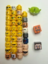 Lego Minifigure Parts and Pieces - Heads - 41 Pieces