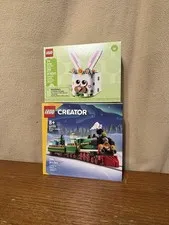 Lego GwP Sets - 40700 Winter Holiday Train & 40764 Easter Bunny Surprise Sealed
