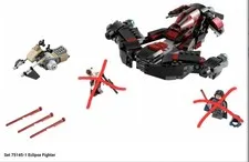 LEGO Star Wars: Eclipse Fighter (75145) Complete Build, No Minifigs