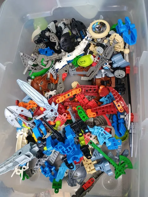 LEGO Bionicle Mixed Bulk Lot Of Pieces Read